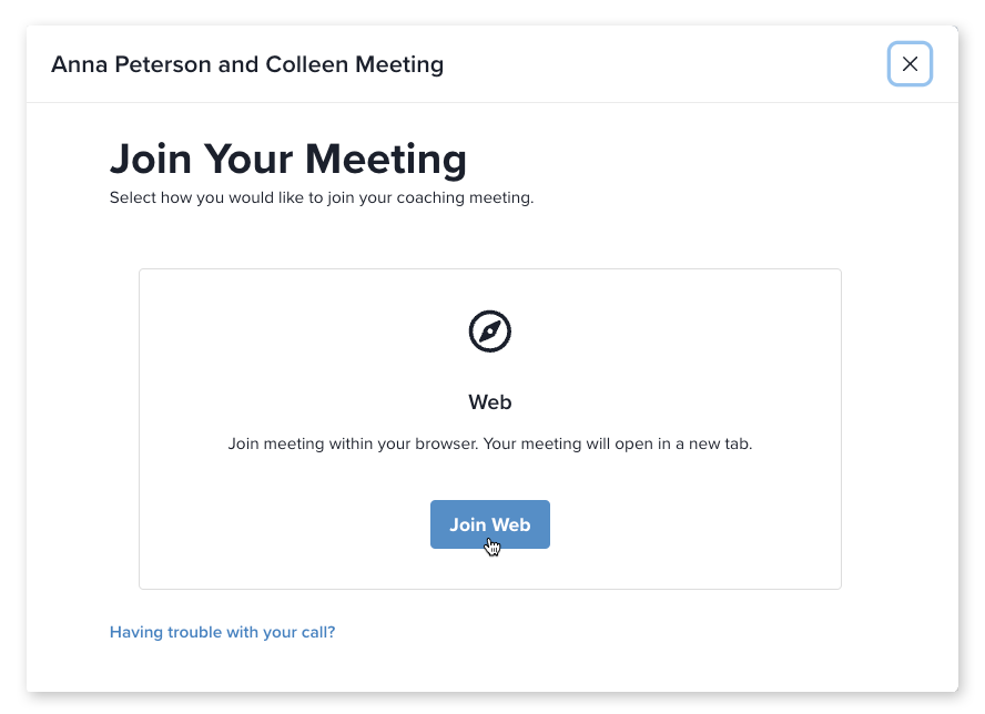 Join Your Meeting