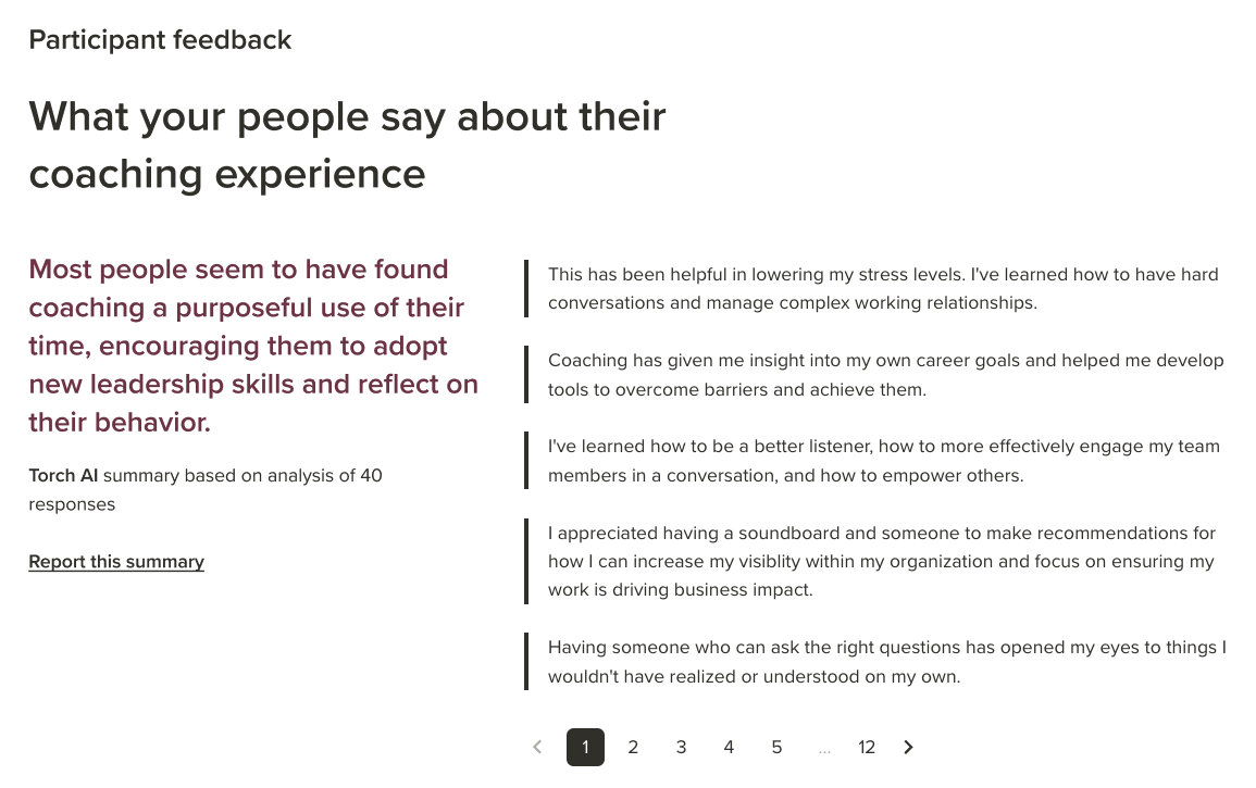 Participant Feedback