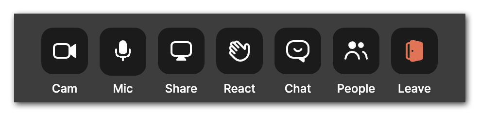Torch Video Meeting Toolbar